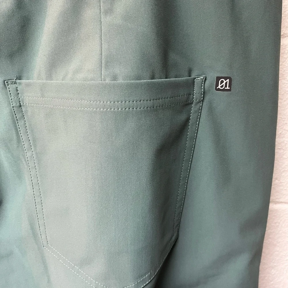 Men's Sage Green Chinos - Picture 5 of 7